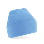 czapka beanie color SKY BLUE
