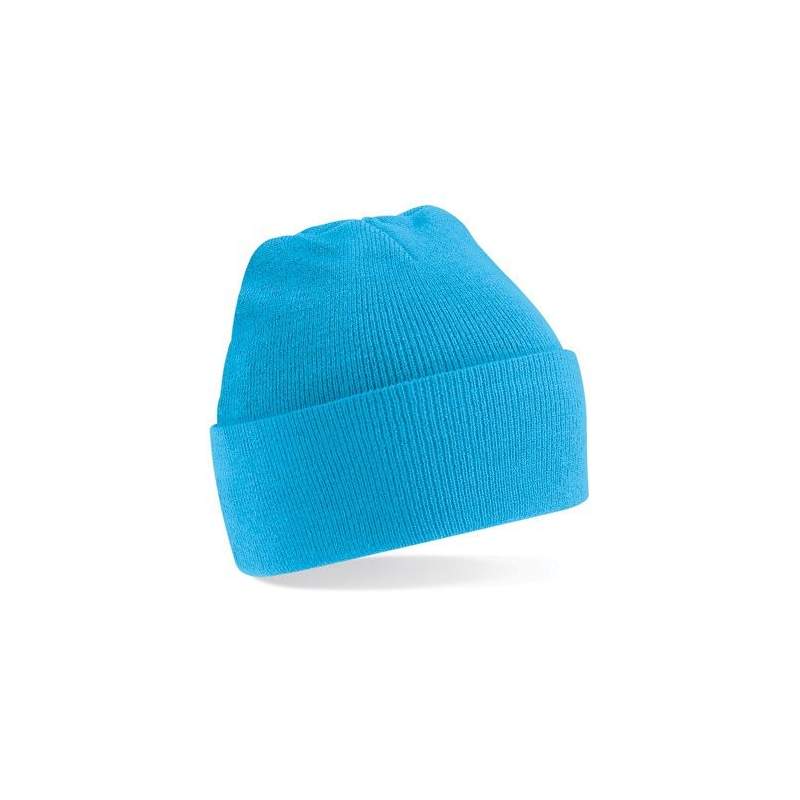 czapka beanie color SURF BLUE