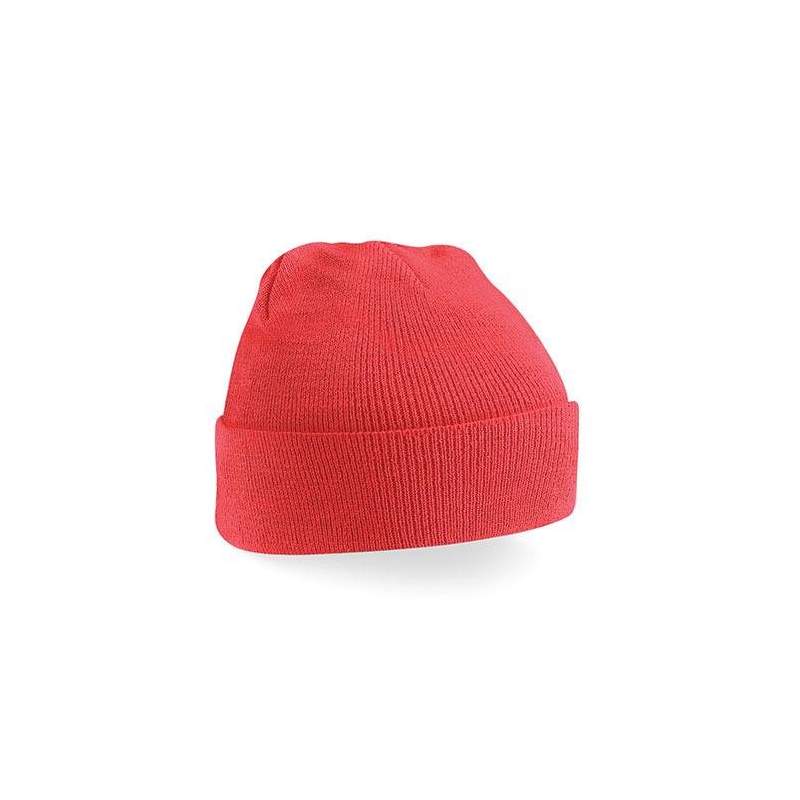 czapka beanie color CORAL
