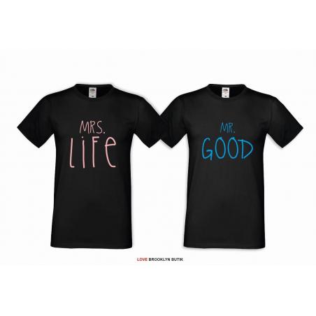T-shirt DLA PAR 2 SZT LIFE & GOOD COLOR