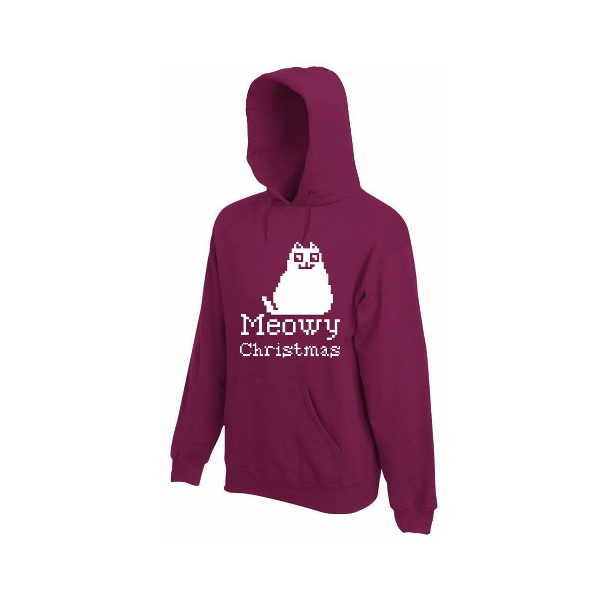 bluza z kapturem MEOWY CHRISTMAS