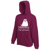 bluza z kapturem MEOWY CHRISTMAS