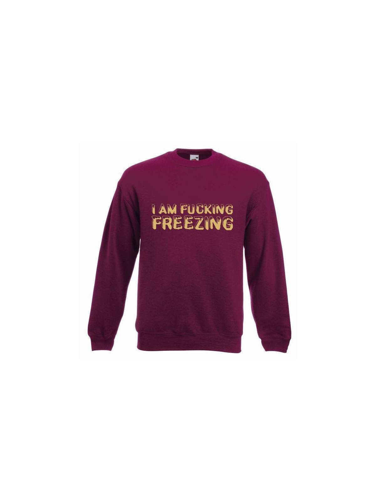 bluza freezing burgund-złoty