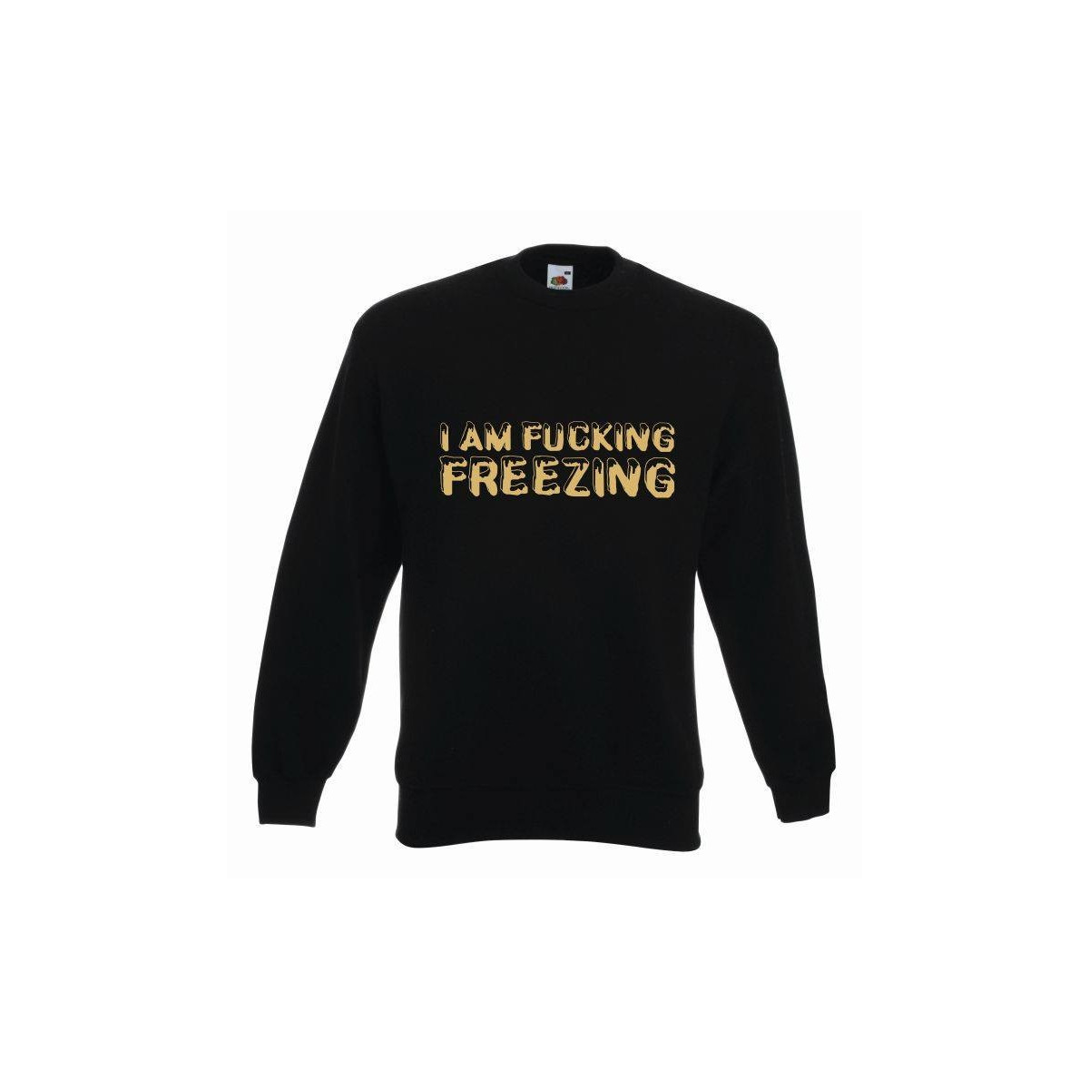 bluza freezing czarno-złoty