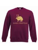 bluza MARRY X-MAS burgund-złoty