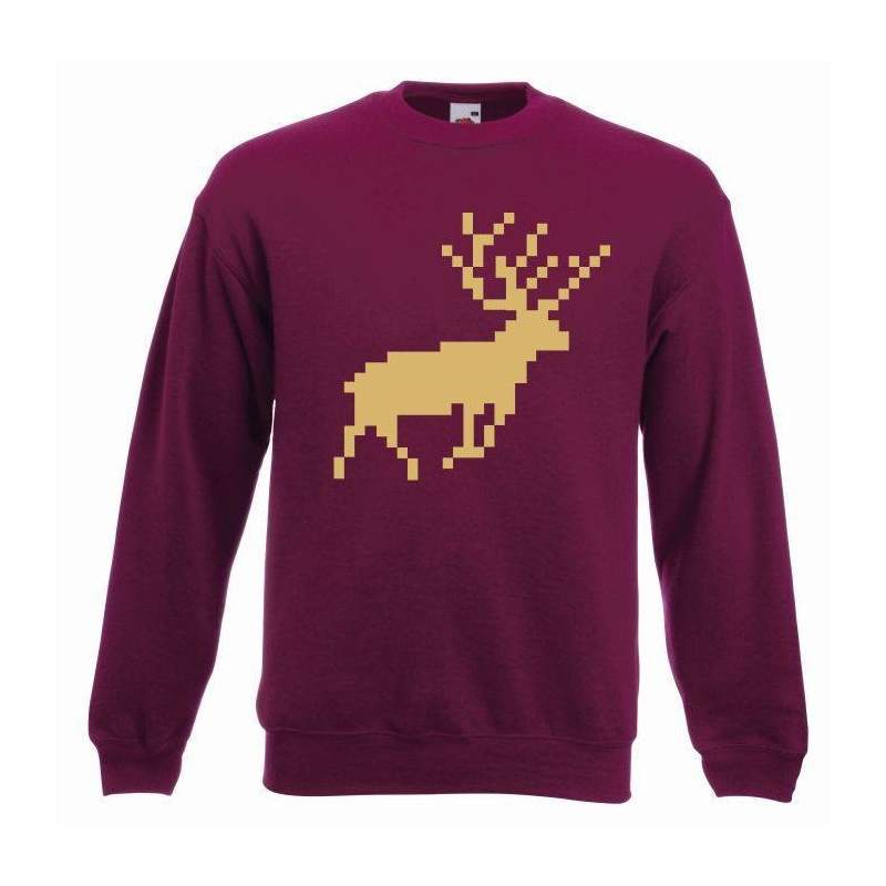 bluza oversize PIXELS REINDEER COLOR