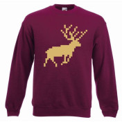 bluza oversize PIXELS REINDEER COLOR