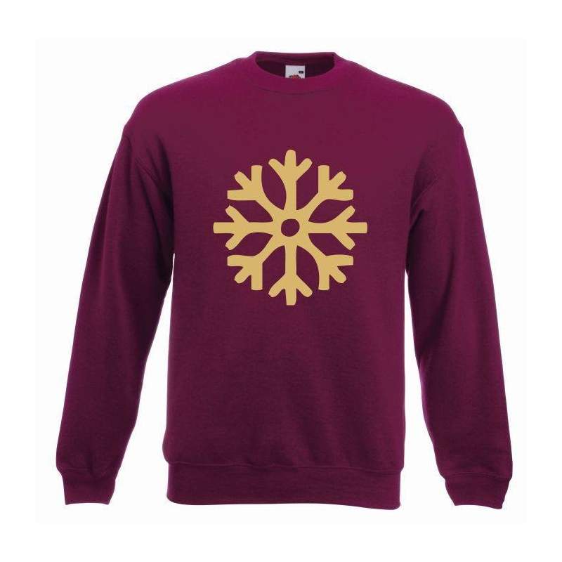 bluza oversize SNOWFLAKES COLOR