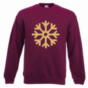 bluza oversize SNOWFLAKES COLOR