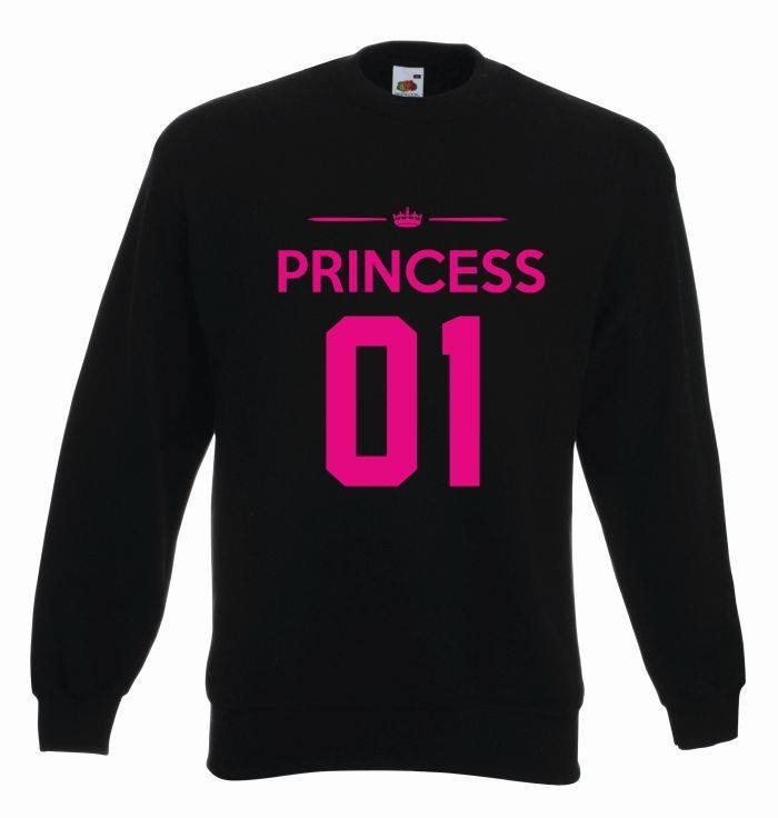 bluza Princess 01 S czarny-fuksja