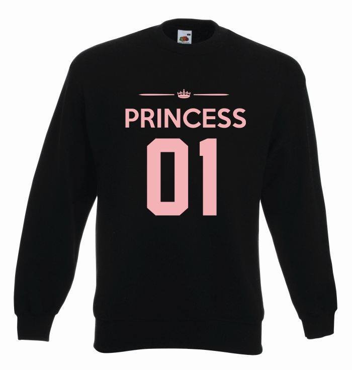 bluza Princess 01 M czarno-różowy