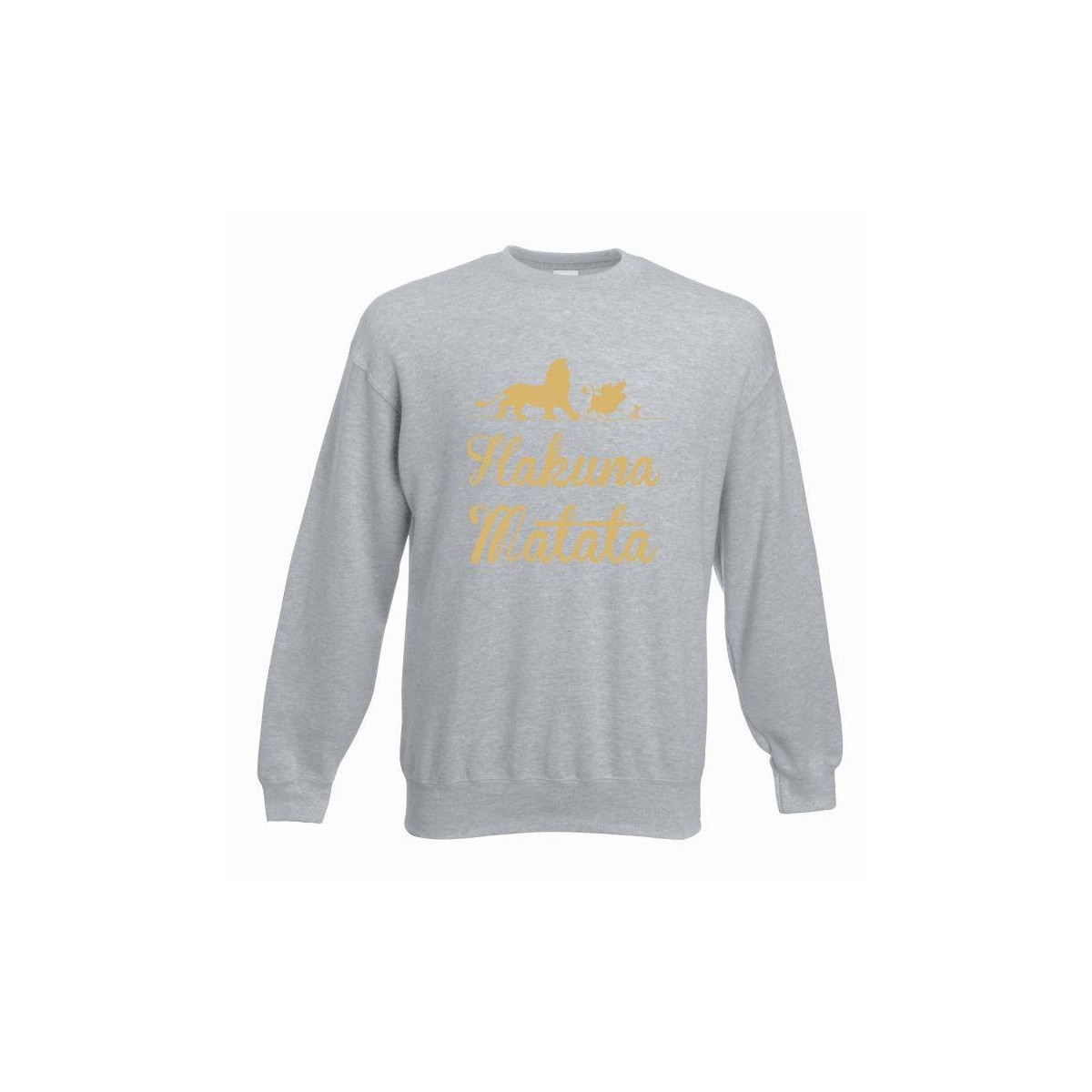 bluza oversize HAKUNA MATATA ANIMAL COLOR