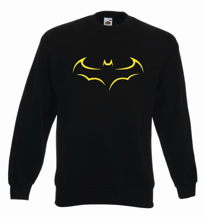 bluza oversize BATMAN COLOR M czarno-żółty
