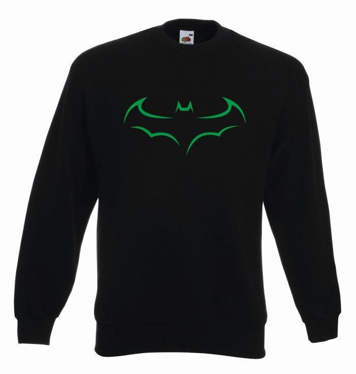 bluza oversize BATMAN COLOR S czarno-zielony