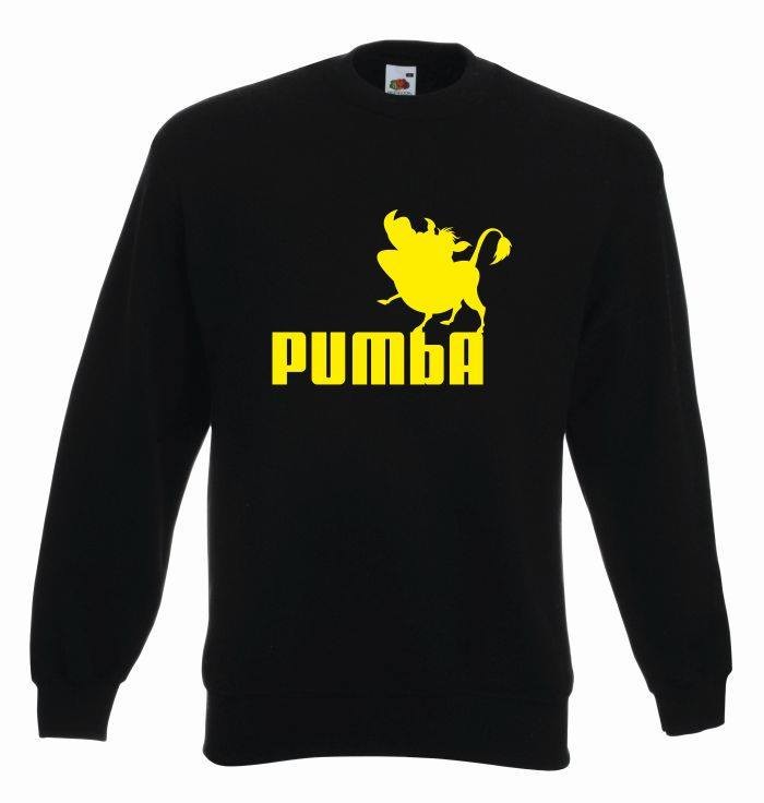 bluza oversize PUMBA COLOR XL czarno-żółty