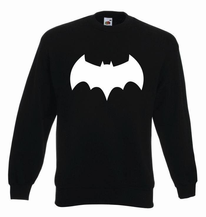 bluza oversize BATMAN 3 S czarno-biały