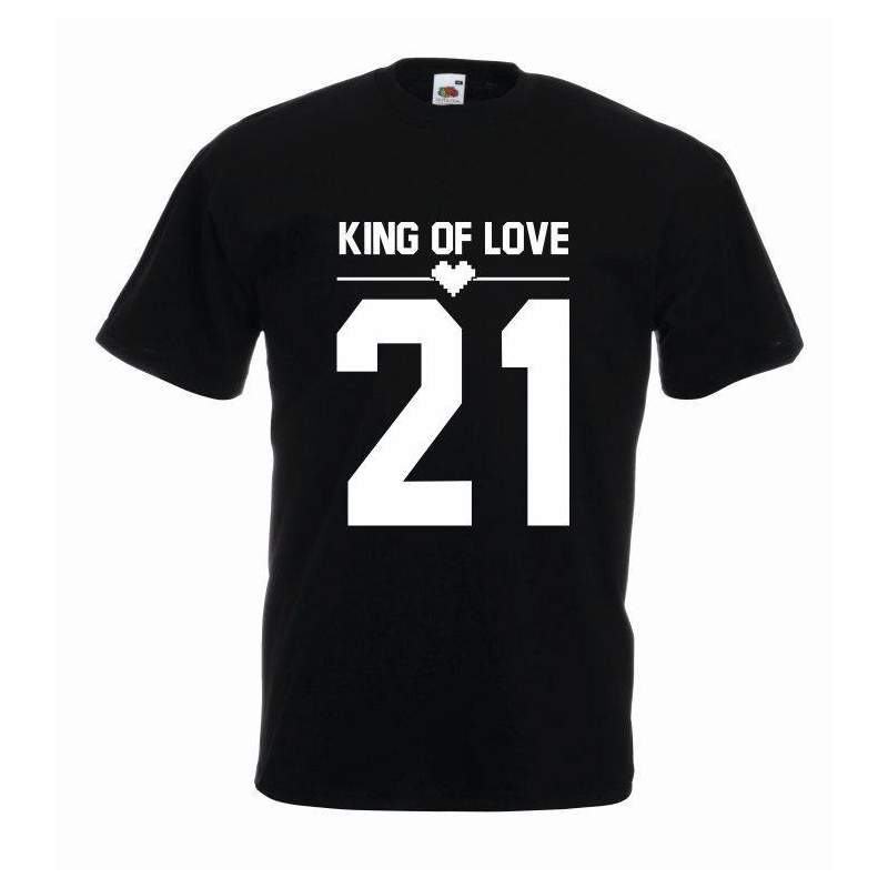 T-shirt oversize KING OF LOVE COLOR