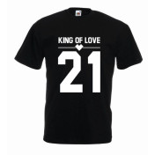 T-shirt oversize KING OF LOVE COLOR