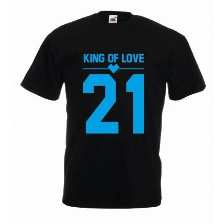 T-shirt oversize KING OF LOVE COLOR