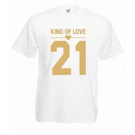 T-shirt oversize KING OF LOVE COLOR