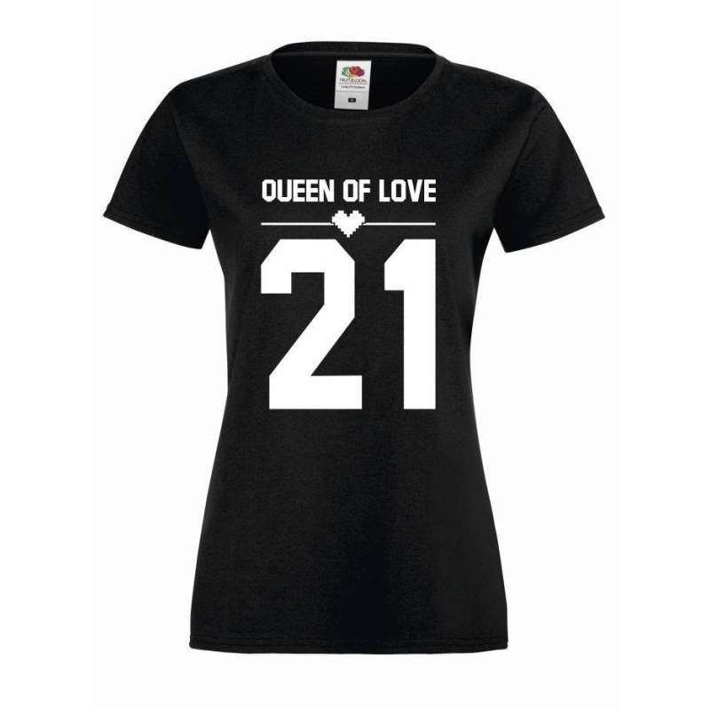 T-shirt lady QUEEN OF LOVE 21