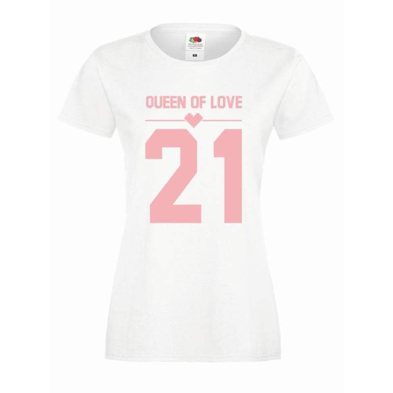 T-shirt lady QUEEN OF LOVE 21