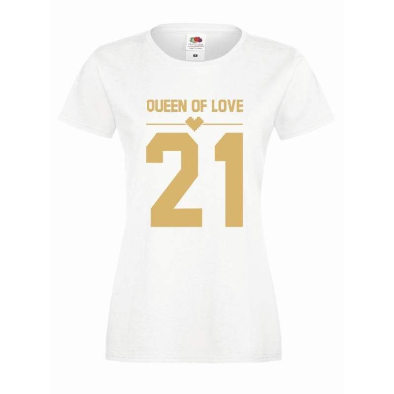 T-shirt lady QUEEN OF LOVE 21