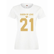 T-shirt lady QUEEN OF LOVE 21
