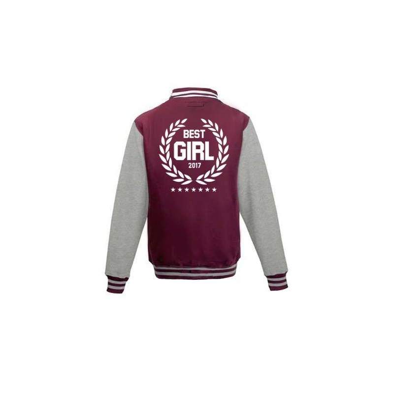 Bluza baseball BEST GIRL