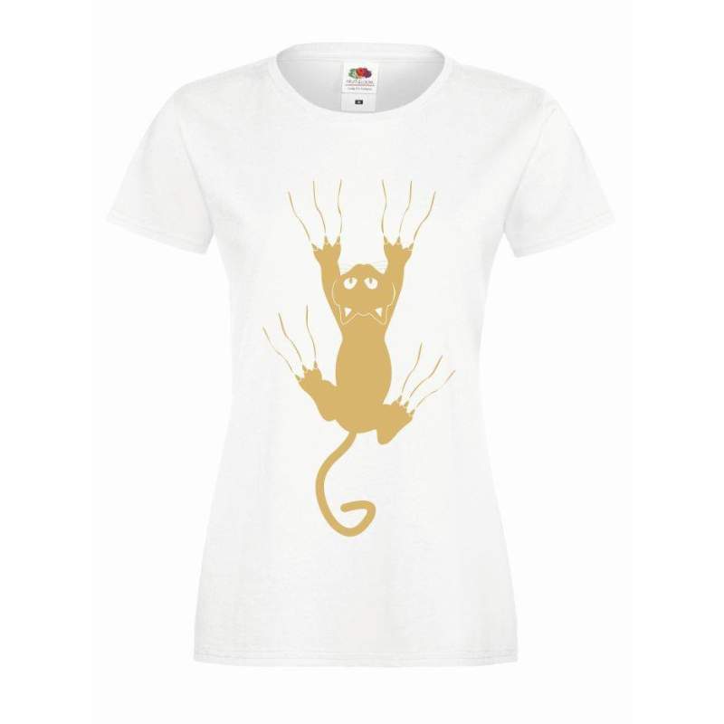 T-shirt lady ANGRY CAT