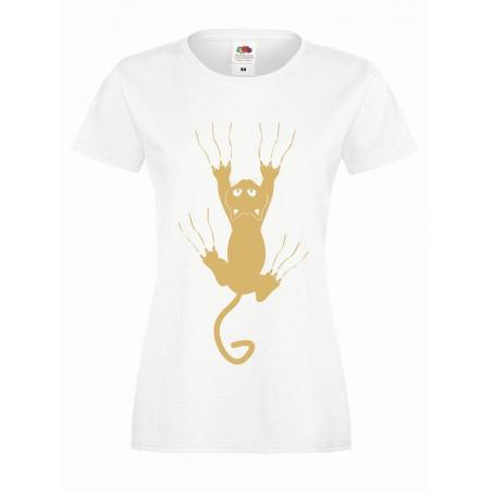 T-shirt lady ANGRY CAT