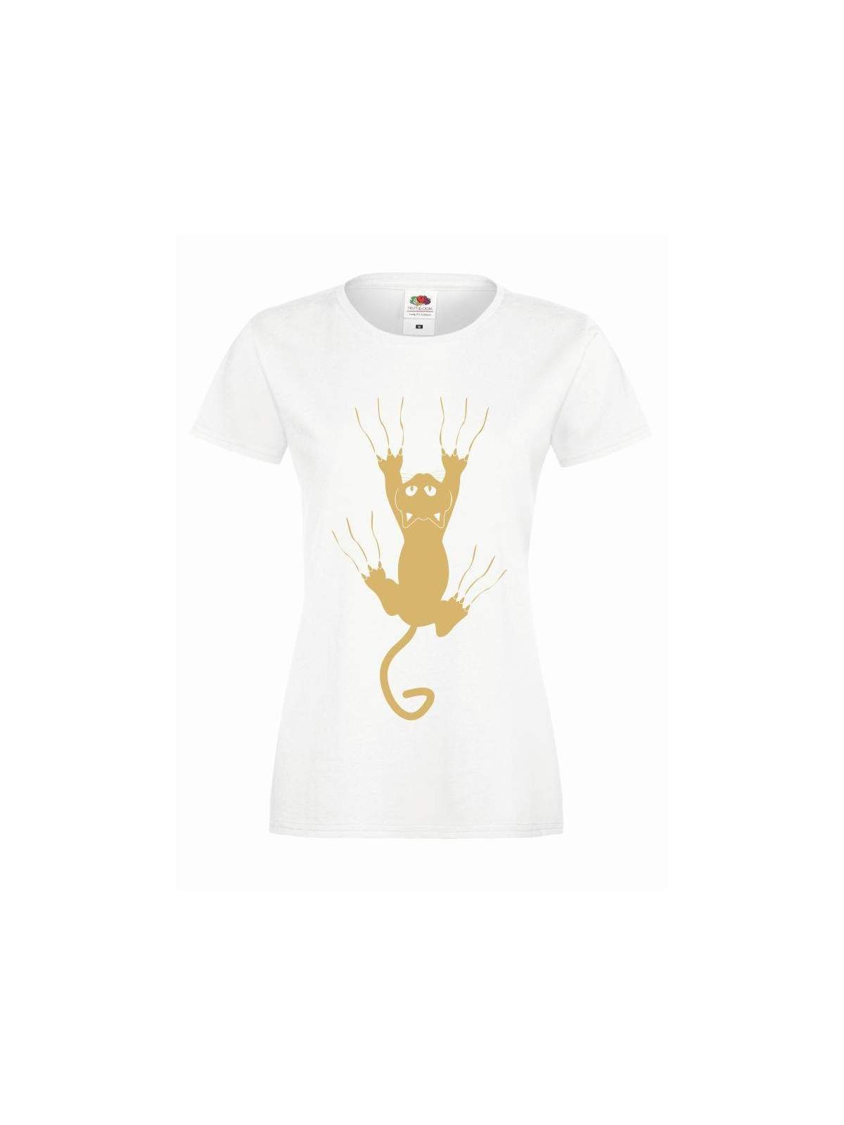 T-shirt lady ANGRY CAT