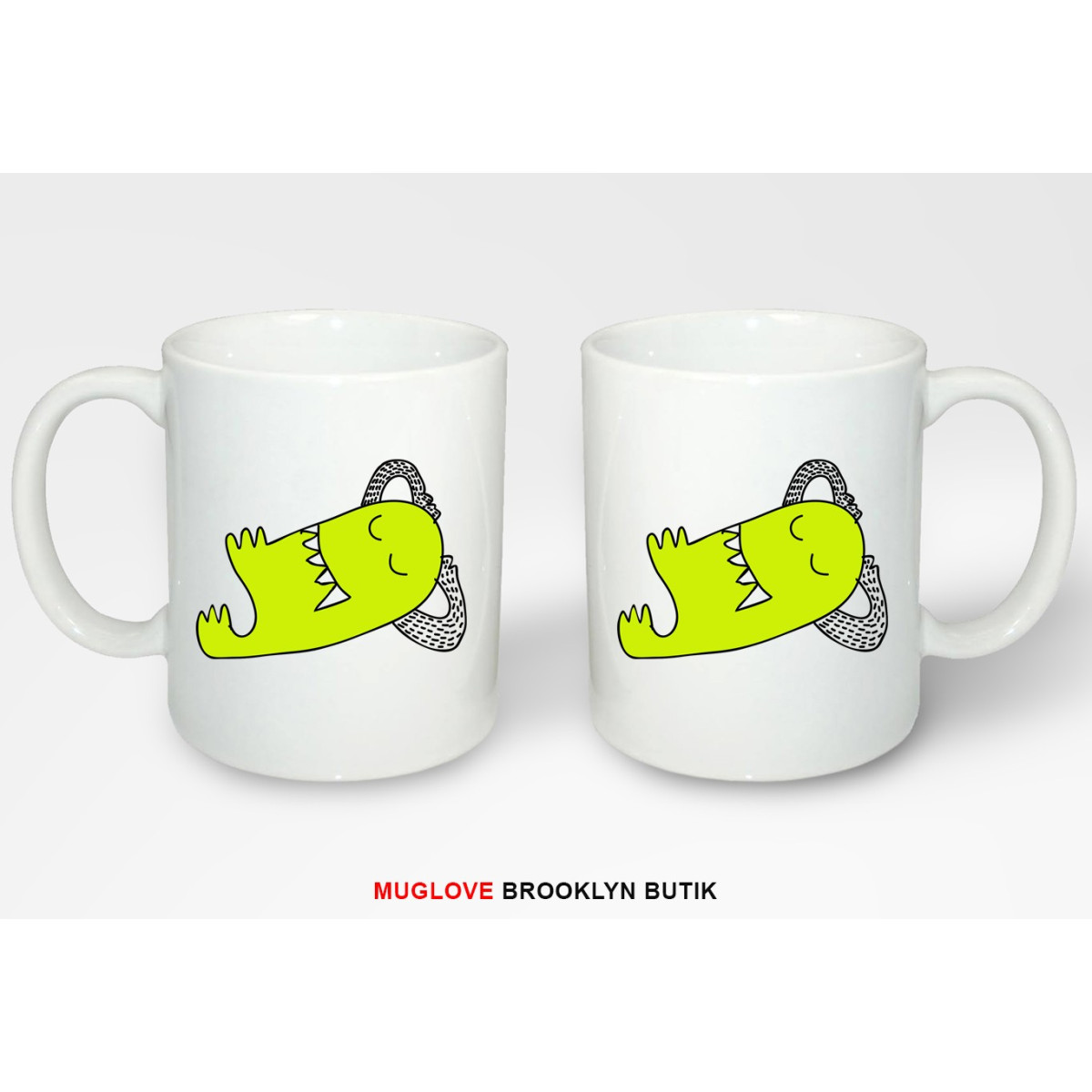 Kubek z nadrukiem LAZY MONSTER