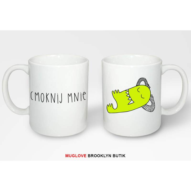 Kubek z nadrukiem CMOKNIJ MNIE