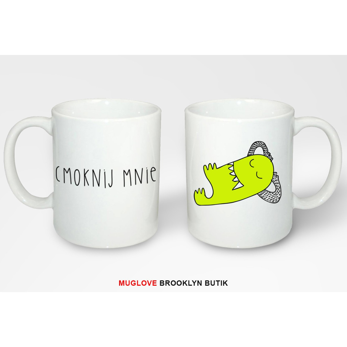 Kubek z nadrukiem CMOKNIJ MNIE