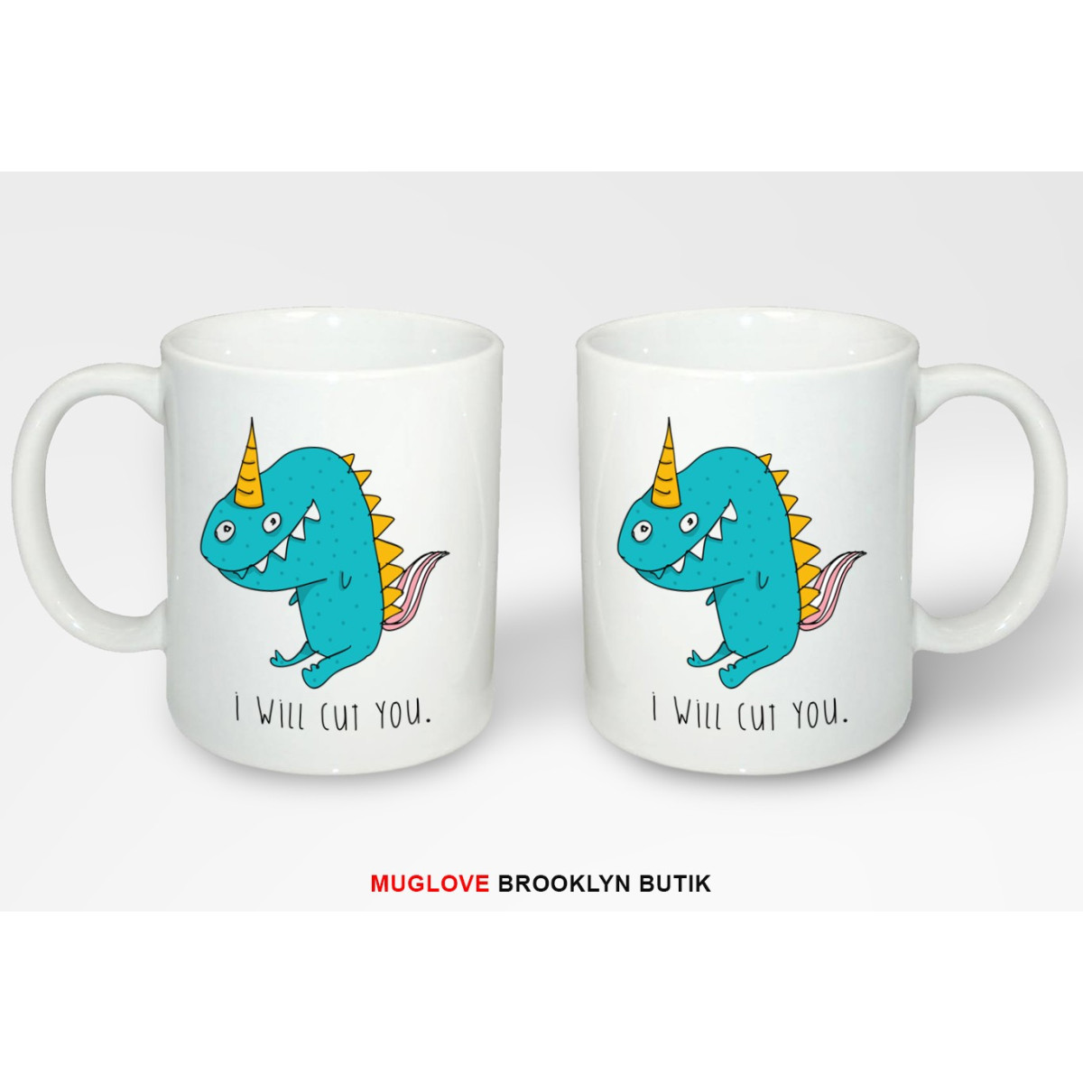 Kubek z nadrukiem CUT YOU