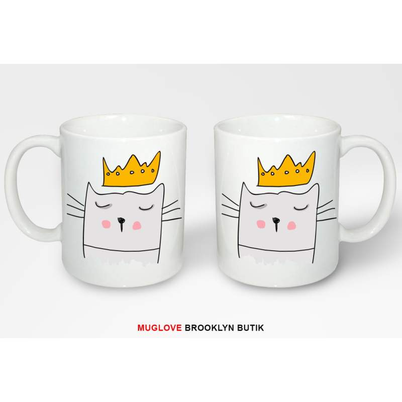 Kubek z nadrukiem KING CAT