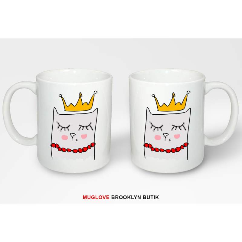 Kubek z nadrukiem QUEEN CAT