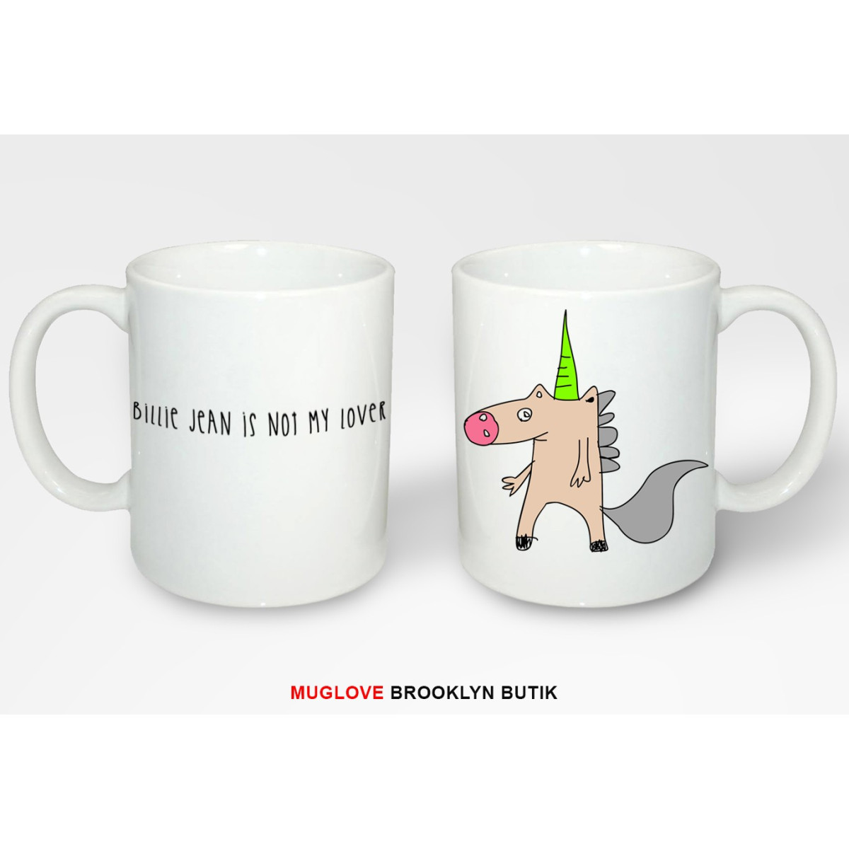 Kubek z nadrukiem BILLIE JEAN