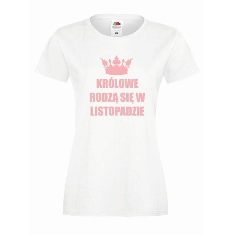 T-shirt lady KRÓLOWE LISTOPAD