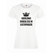 T-shirt lady KRÓLOWE LISTOPAD