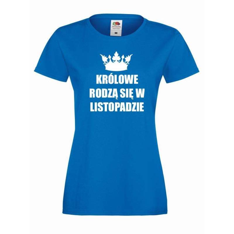 T-shirt lady KRÓLOWE LISTOPAD