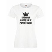 T-shirt lady KRÓLOWE PAŹDZIERNIK