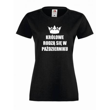 T-shirt lady KRÓLOWE PAŹDZIERNIK