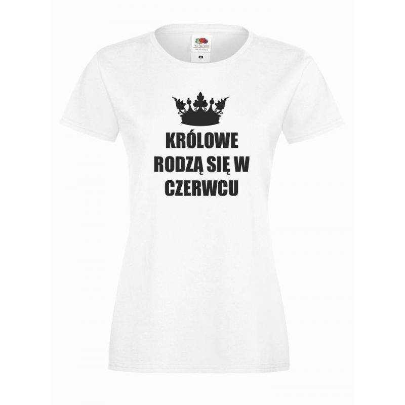 T-shirt lady KRÓLOWE CZERWIEC