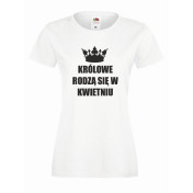 T-shirt lady KRÓLOWE KWIECIEŃ