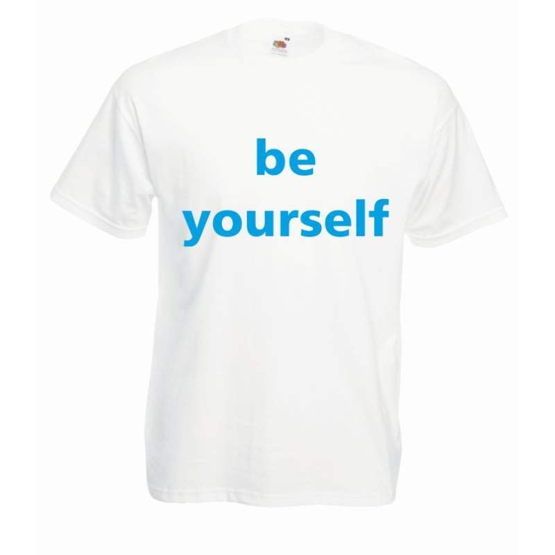 T-shirt oversize BE YOURSELF
