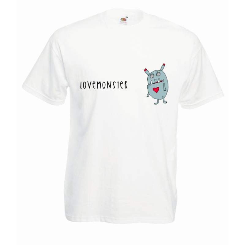 T-shirt oversize DTG LOVE MONSTER