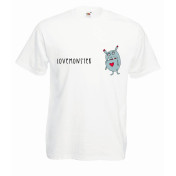 T-shirt oversize DTG LOVE MONSTER