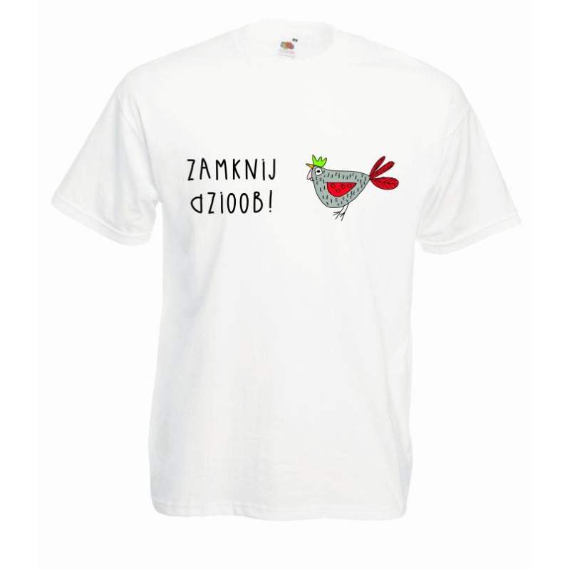 T-shirt oversize DTG ZAMKNIJ DZIOOB